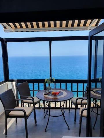 Very Romantic Seaview Apartment Patalavaca Mogan With Warm Pool Exterior foto