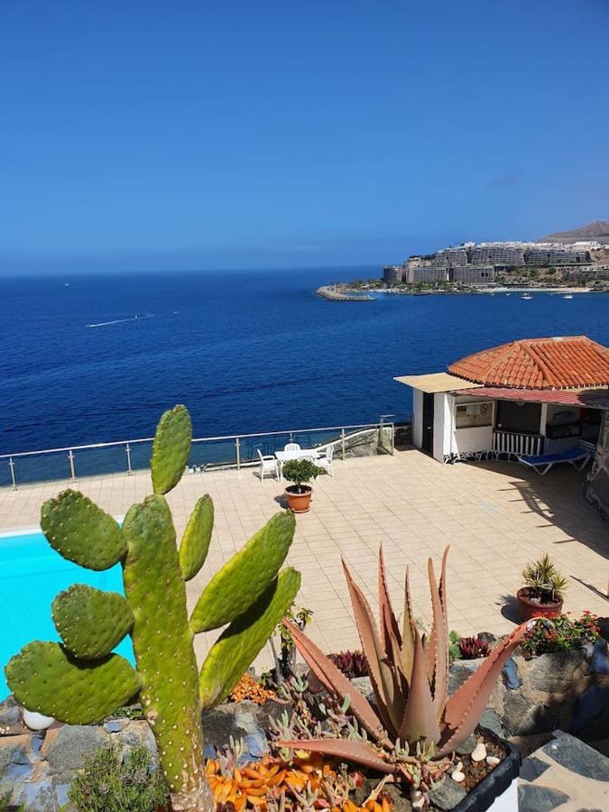 Very Romantic Seaview Apartment Patalavaca Mogan With Warm Pool Exterior foto